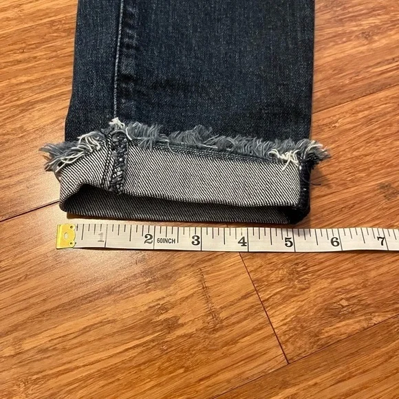 Fidelity denim Gwen high rise skinny Abbot vintage w holes distressed jeans. 29 - Picture 14 of 15